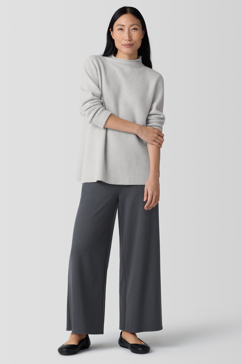 Cotton Fluff Crew Neck Vest - Eileen Fisher Outlet