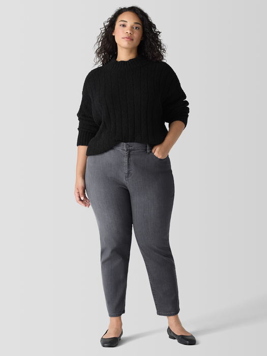 Organic Cotton Stretch Denim Slim Jean - Eileen Fisher Outlet