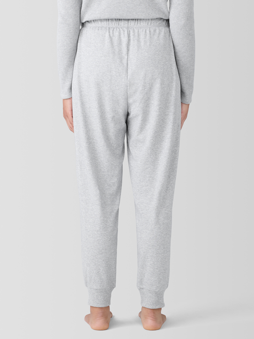 Mélange Organic Cotton Interlock Jogger Sleep Pant - Eileen Fisher Outlet
