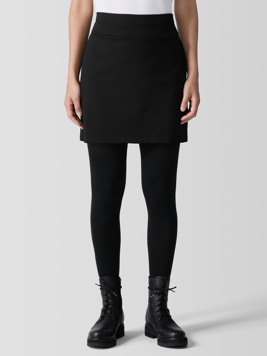 Washable Flex Ponte Mini Skirt - Eileen Fisher Outlet