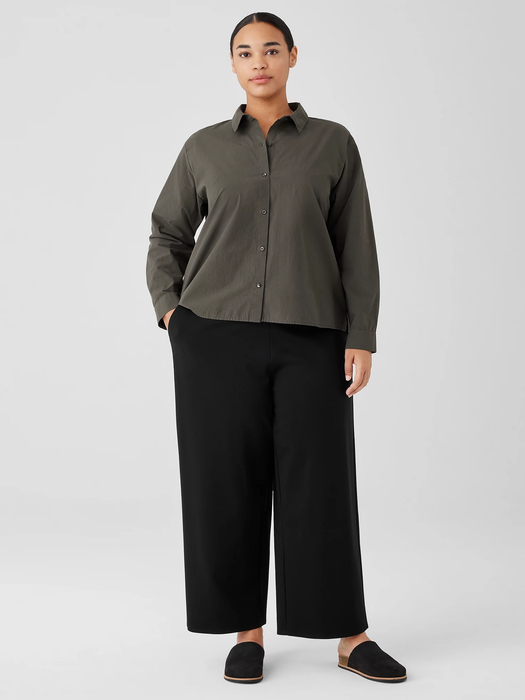 Washable Flex Ponte Wide-Leg Pant - Eileen Fisher Outlet