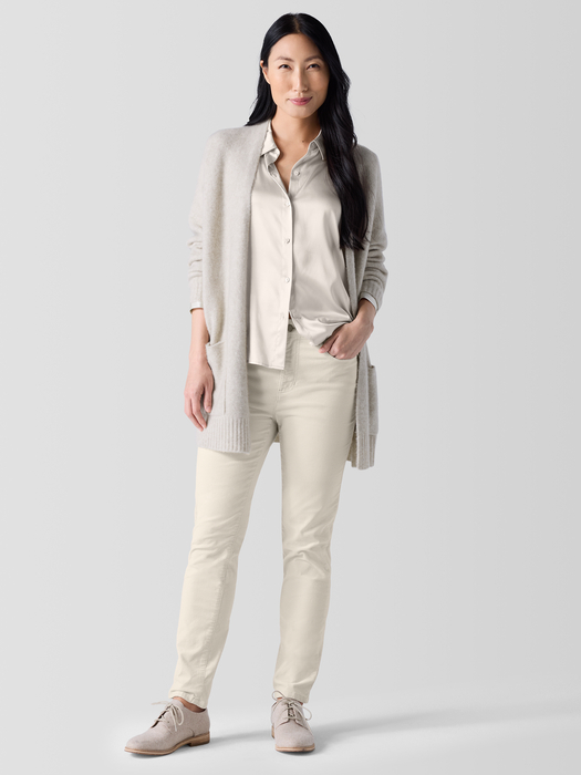 Organic Cotton Stretch Velveteen Pant - Eileen Fisher Outlet