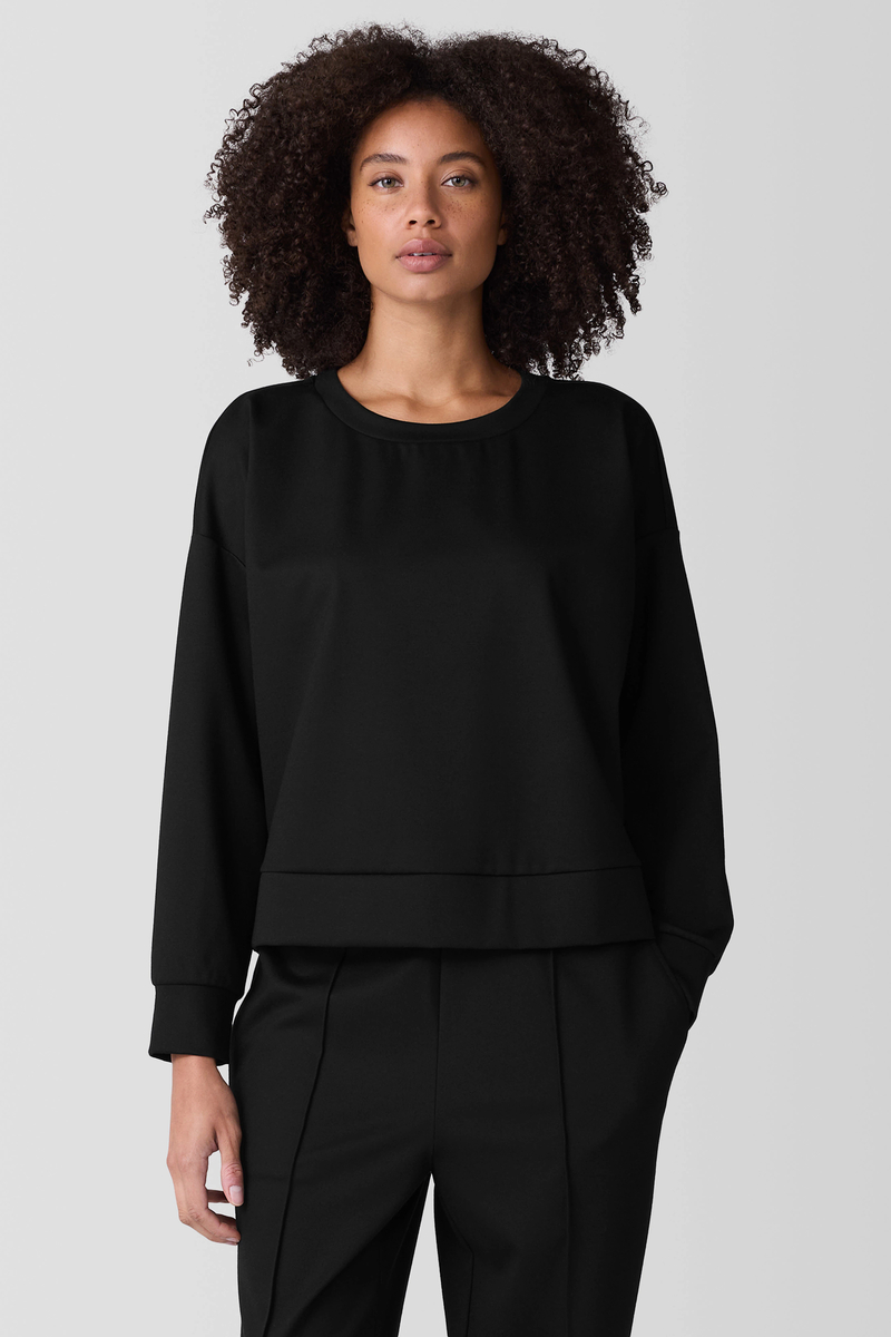 Lightweight Ponte Wide-Leg Pant - Eileen Fisher Outlet