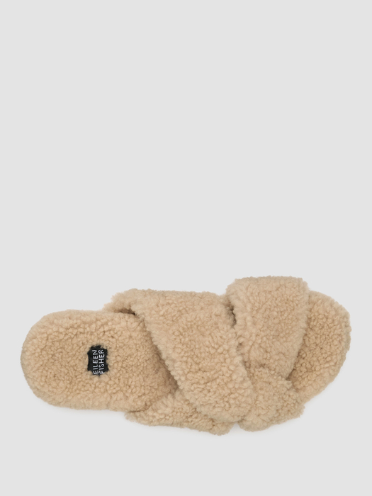 Dello Shearling Slide Sandal - Eileen Fisher Outlet