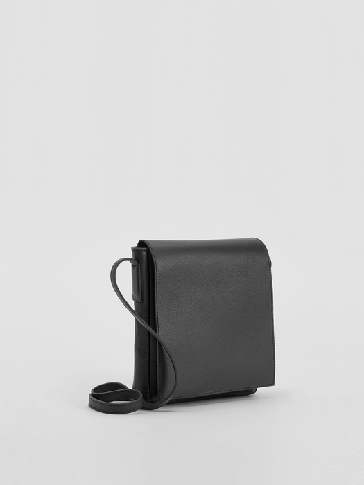 Italian Leather Square Crossbody Bag - Eileen Fisher Outlet