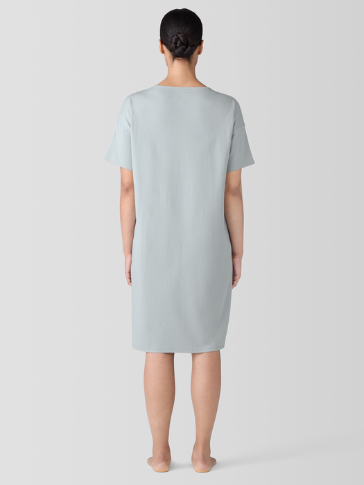 Organic Cotton Interlock Sleep Dress - Eileen Fisher Outlet