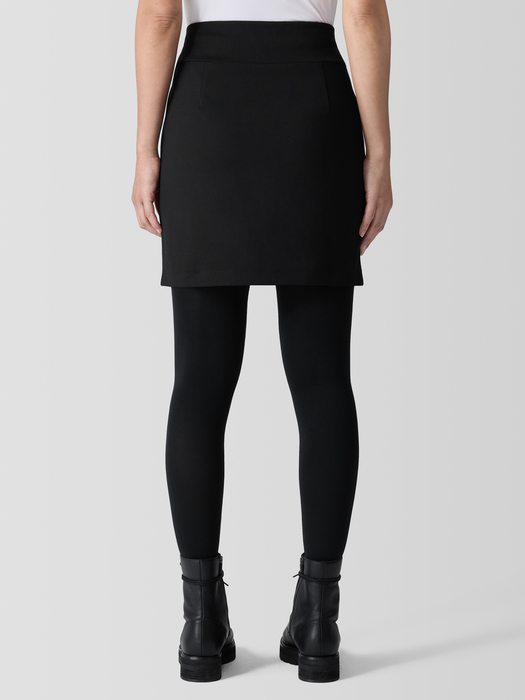 Washable Flex Ponte Mini Skirt - Eileen Fisher Outlet