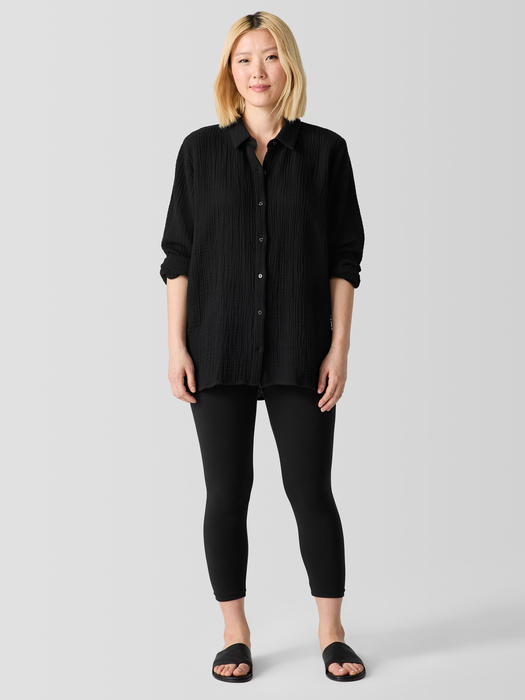 Lightweight Cotton Stretch Jersey Leggings - Eileen Fisher Outlet