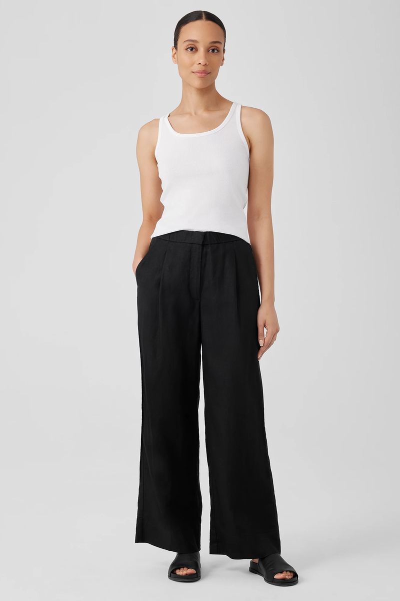 Washed Organic Cotton Poplin Classic Collar Shirt - Eileen Fisher Outlet