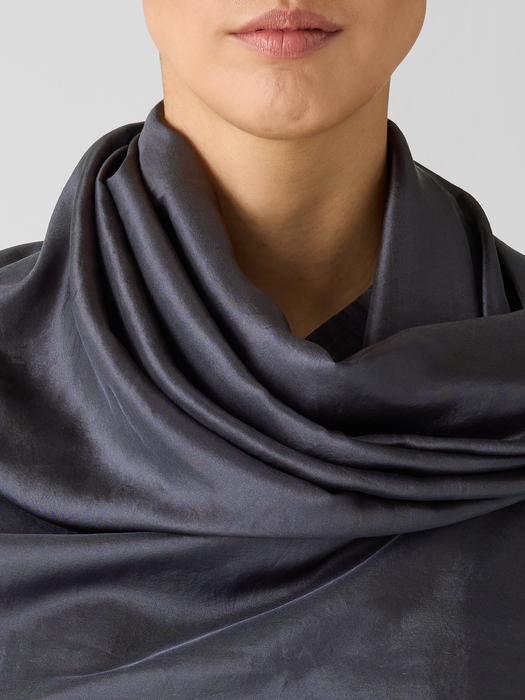 Washed Transitional Silk Parachute Scarf - Eileen Fisher Outlet