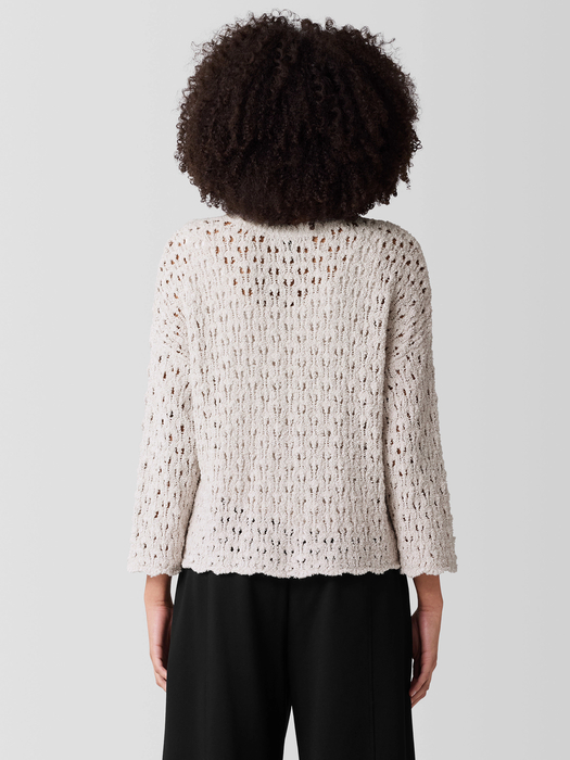 Cotton Fluff Bracelet Sleeve Top - Eileen Fisher Outlet
