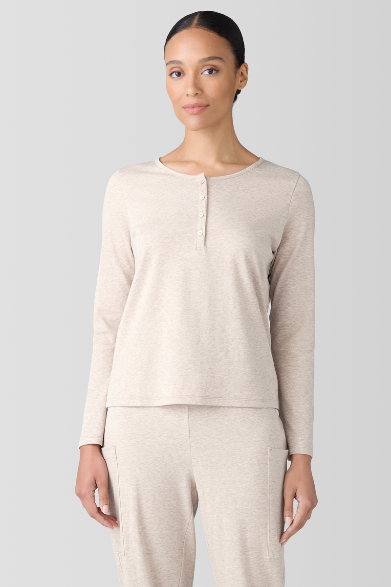 Cozy Organic Cotton Waffle Jogger Sleep Pant - Eileen Fisher Outlet