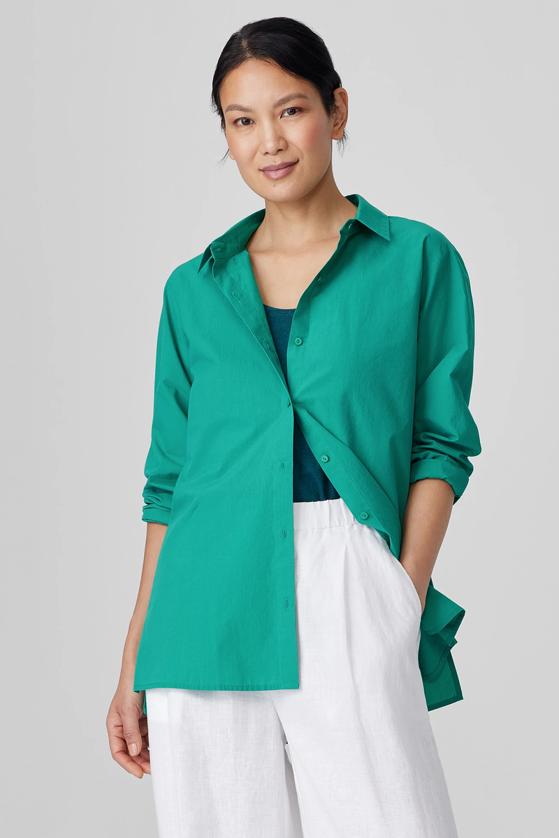 Washable Stretch Crepe Straight Pant - Eileen Fisher Outlet