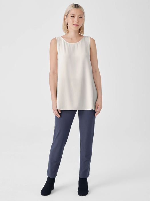 Washable Stretch Crepe Pant - Eileen Fisher Outlet