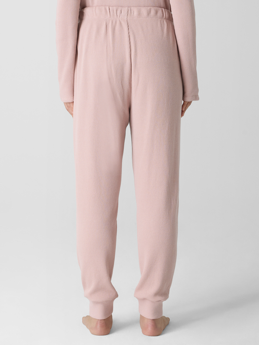 Cozy Organic Cotton Waffle Jogger Sleep Pant - Eileen Fisher Outlet