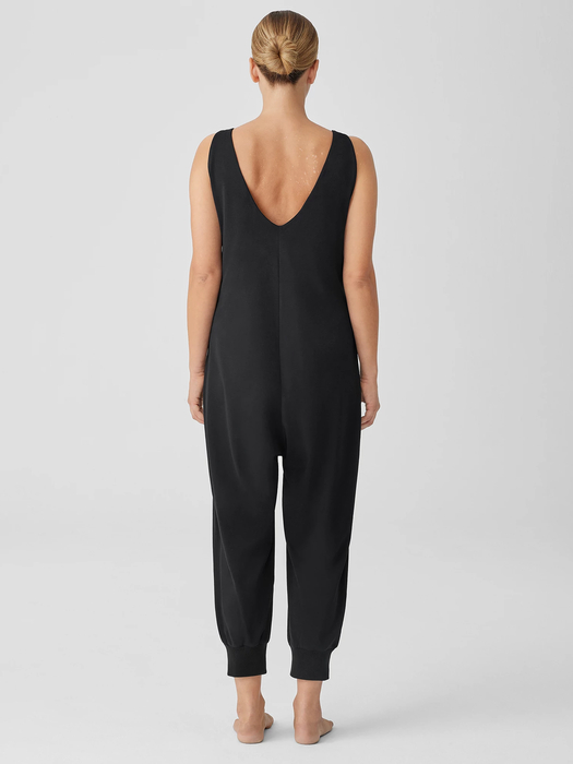 Organic Cotton Interlock Sleep Jumpsuit - Eileen Fisher Outlet