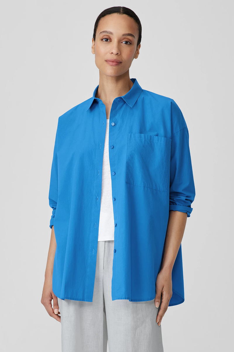 Organic Cotton Corduroy Wide-Leg Pant - Eileen Fisher Outlet