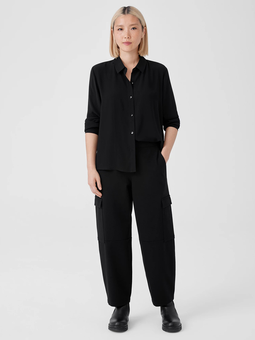 Washable Flex Ponte Cargo Lantern Pant - Eileen Fisher Outlet