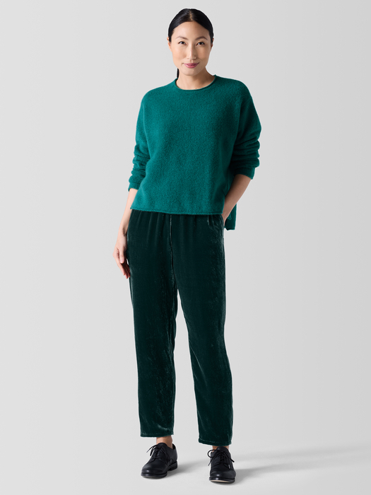 Cashmere Silk Bliss Crew Neck Top - Eileen Fisher Outlet