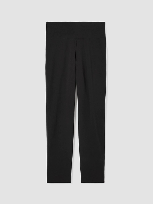Pima Cotton Stretch Jersey High-Waisted Pant - Eileen Fisher Outlet