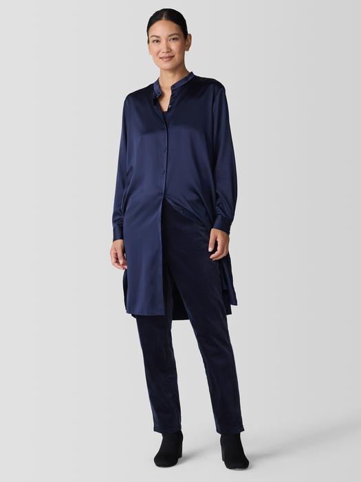 Organic Cotton Stretch Velveteen Slim Pant - Eileen Fisher Outlet