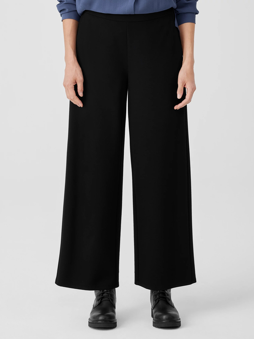 Washable Flex Ponte Wide-Leg Pant - Eileen Fisher Outlet