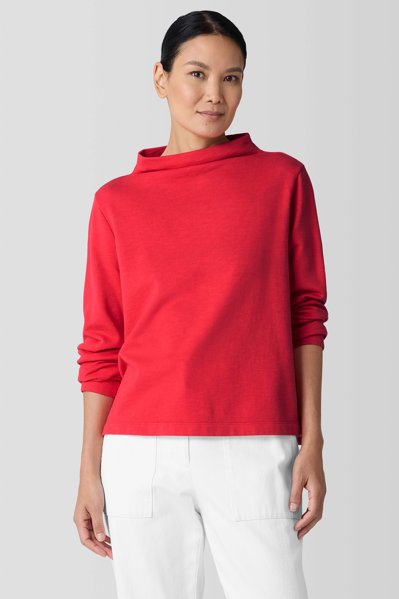 Garment-Dyed Terry Slouchy Pant - Eileen Fisher Outlet