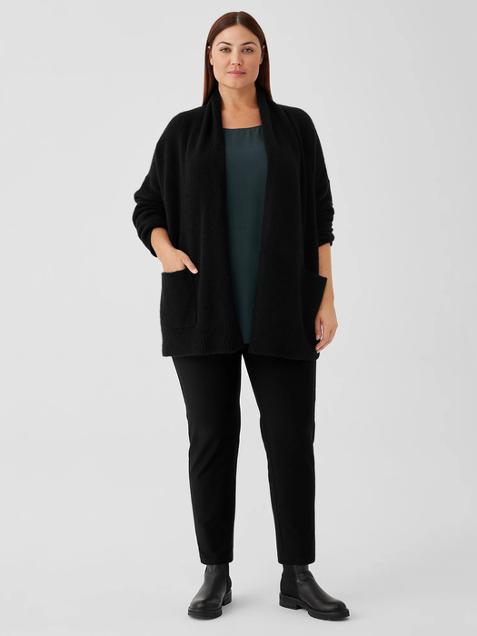 Cashmere Silk Bliss Shawl Collar Cardigan - Eileen Fisher Outlet