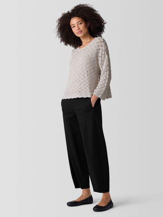 Cotton Fluff Bracelet Sleeve Top - Eileen Fisher Outlet