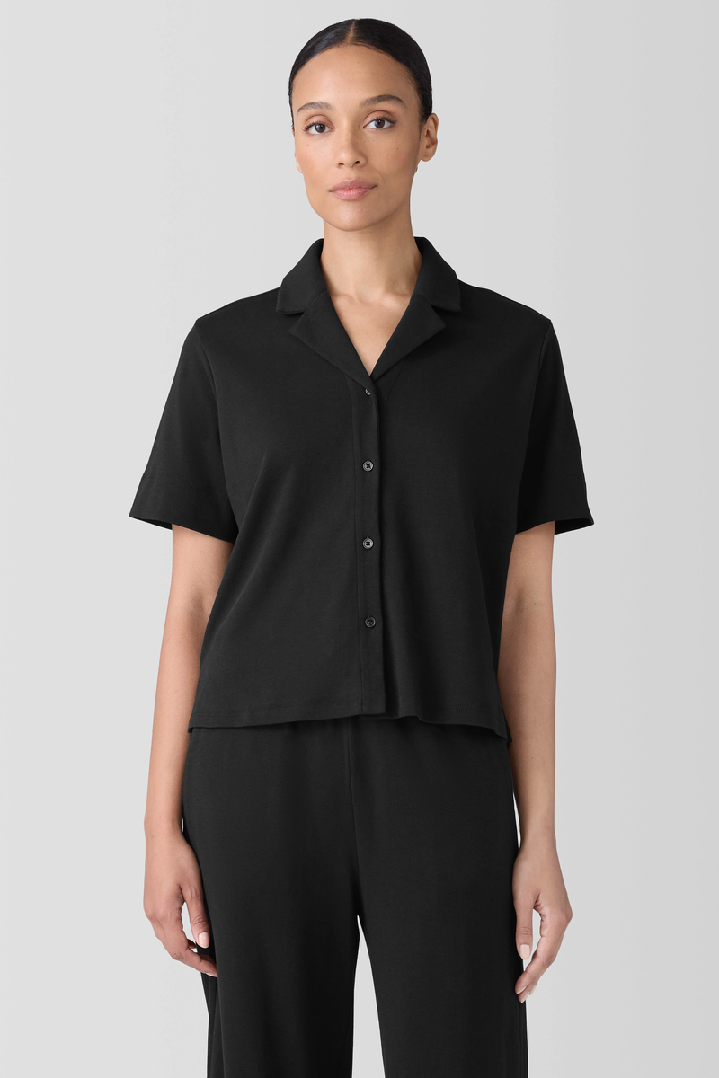 Organic Cotton Interlock Wide-Leg Sleep Pant - Eileen Fisher Outlet