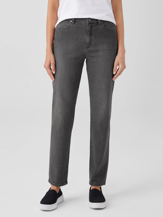 Organic Cotton Stretch Slim Jean - Eileen Fisher Outlet