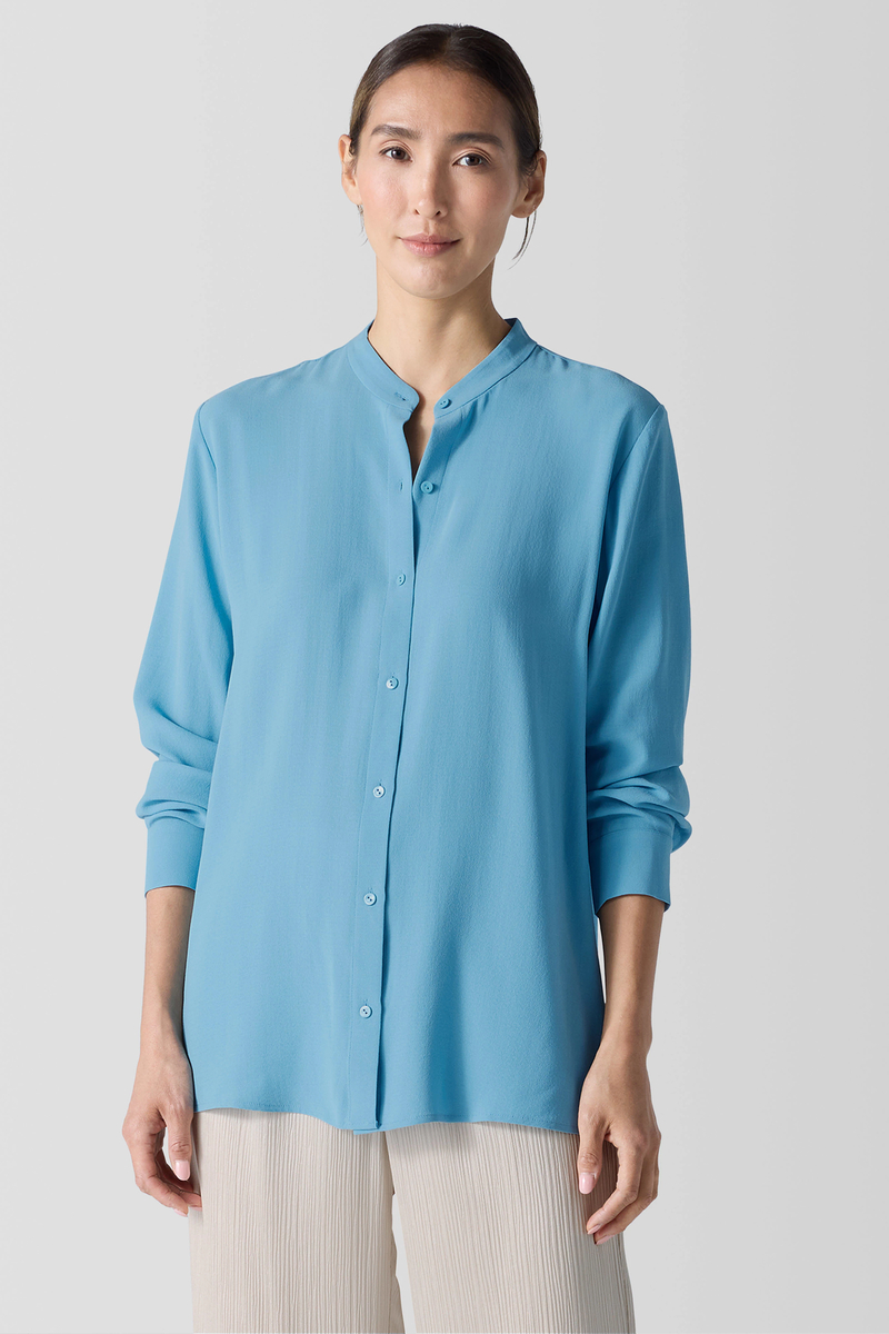 Washable Stretch Crepe Straight Pant - Eileen Fisher Outlet