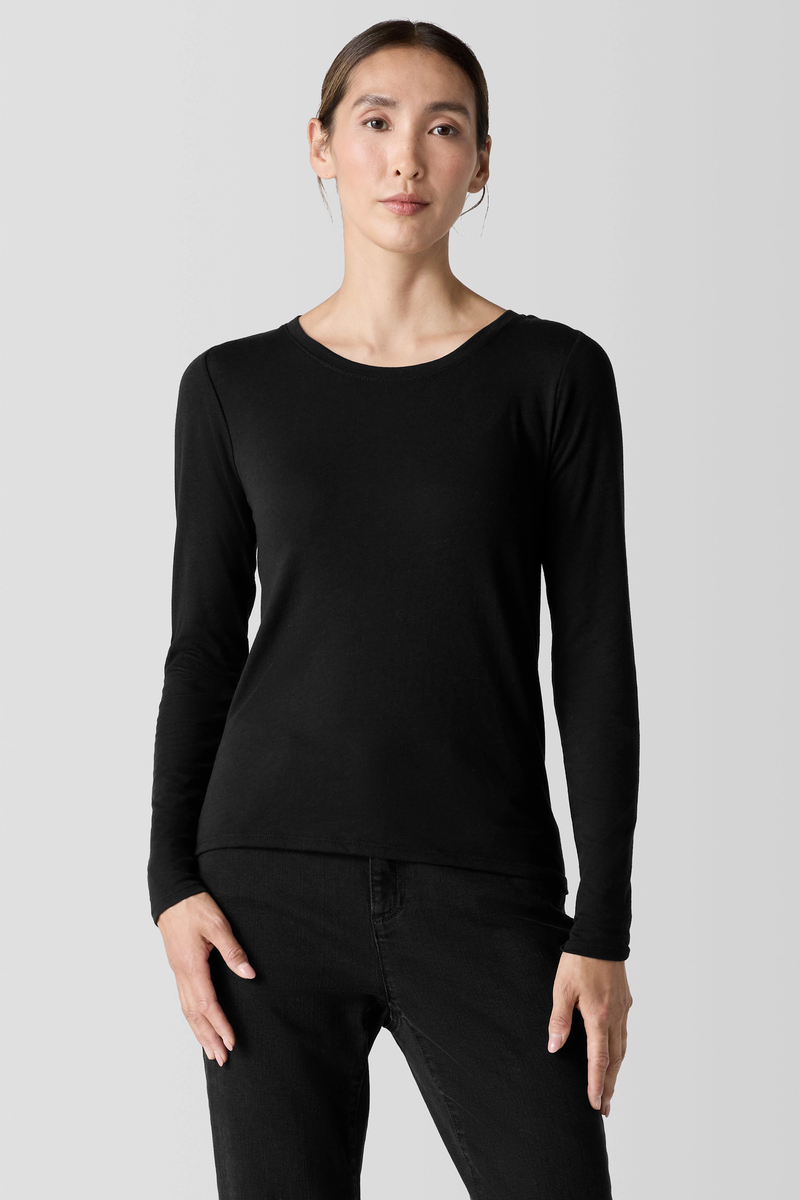 Eggshell Recycled NylonReversible Vest - Eileen Fisher Outlet