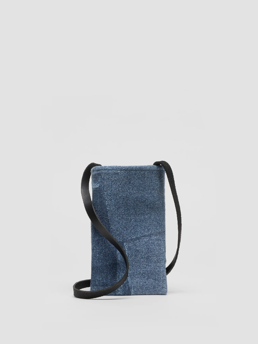 Waste No More Denim Phone Pouch - Eileen Fisher Outlet