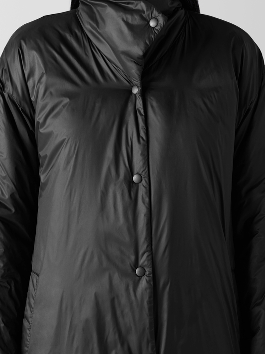 Eggshell Recycled Nylon Long Coat - Eileen Fisher Outlet