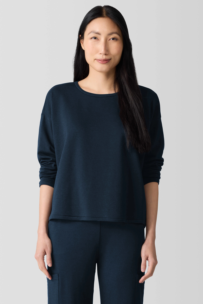 Cozy Brushed Terry Hug Cargo Pant - Eileen Fisher Outlet