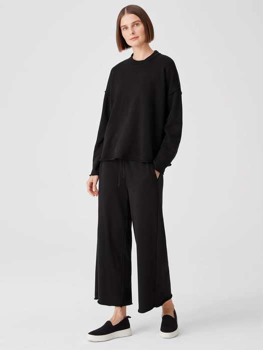Organic Cotton French Terry Box-Top - Eileen Fisher Outlet