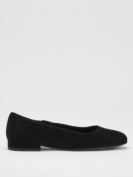 Selle Suede Ballet Flat - Eileen Fisher Outlet