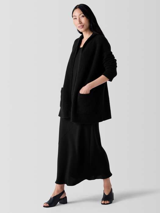 Cashmere Silk Bliss Hooded Cardigan - Eileen Fisher Outlet