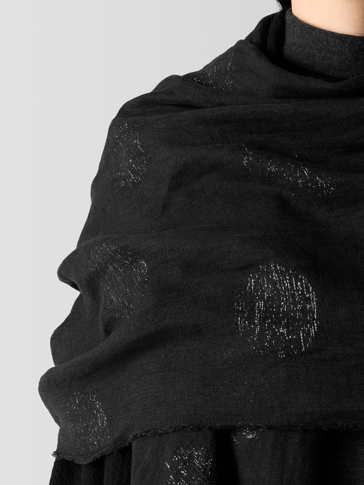 Linen Fil Coupé Shimmer Scarf - Eileen Fisher Outlet