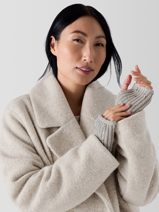 Merino Sequin Sparkle Glovelettes - Eileen Fisher Outlet