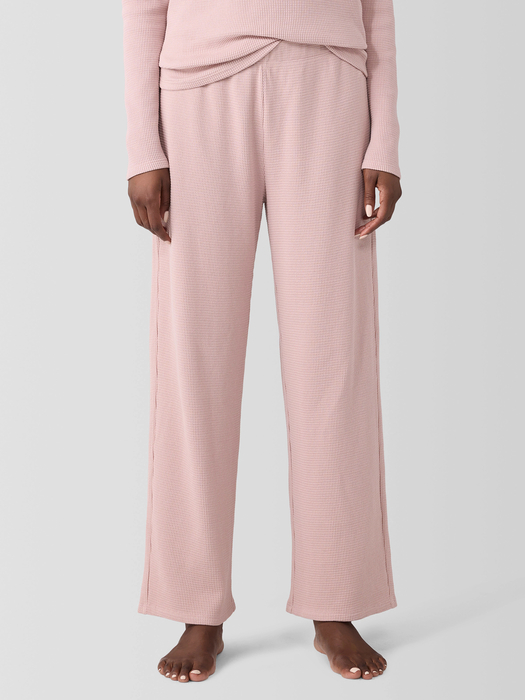 Cozy Organic Cotton Waffle Sleep Pant - Eileen Fisher Outlet