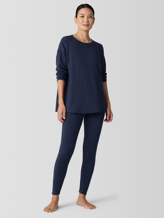 Cozy Brushed Terry Hug High-Waisted Leggings - Eileen Fisher Outlet