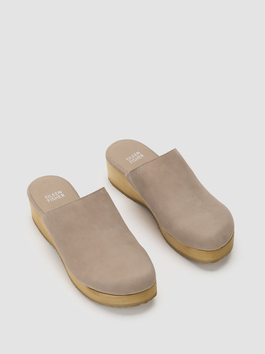Tumbled Nubuck Clog - Eileen Fisher Outlet