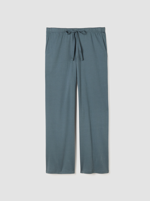 Organic Cotton Interlock Wide-Leg Sleep Pant - Eileen Fisher Outlet