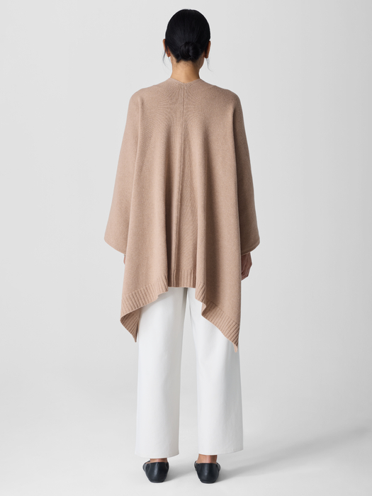 Recycled Cashmere Wool Poncho - Eileen Fisher Outlet