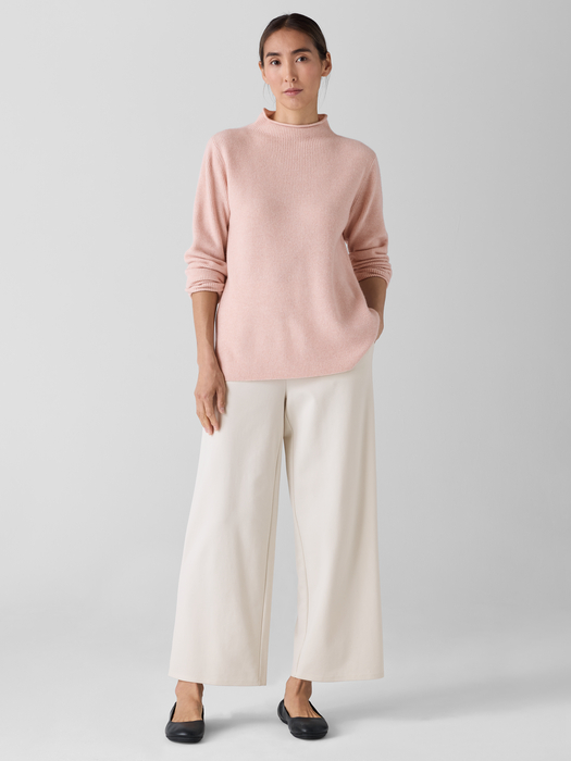 Italian Cashmere Funnel Neck Top - Eileen Fisher Outlet
