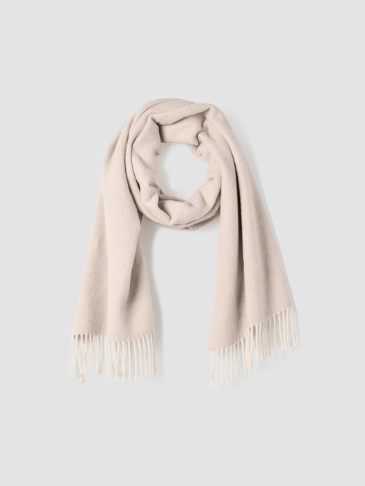 Brushed Recycled Cotton Cashmere Scarf - Eileen Fisher Outlet