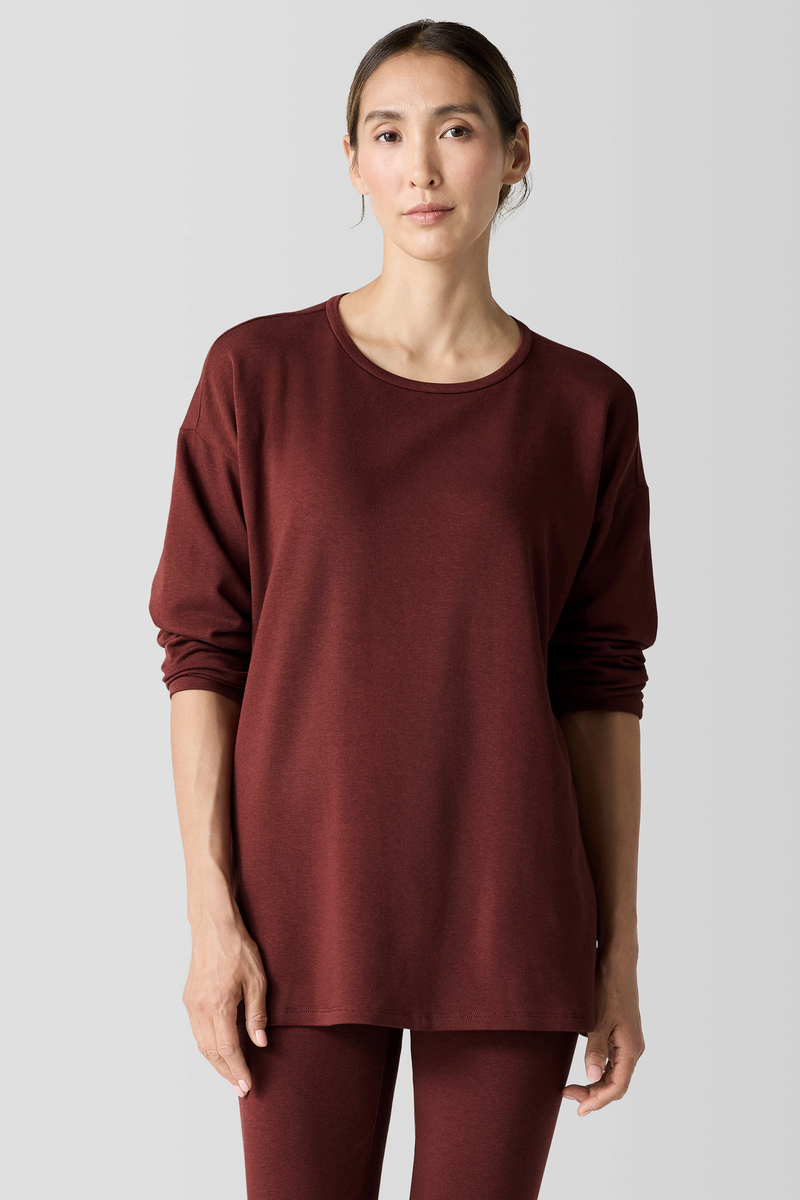 Cozy Brushed Terry Hug High-Waisted Leggings - Eileen Fisher Outlet