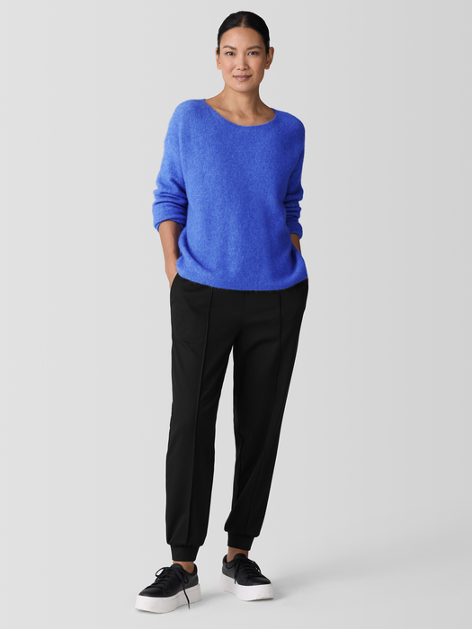 Cashmere Silk Bliss Bateau Neck Top - Eileen Fisher Outlet